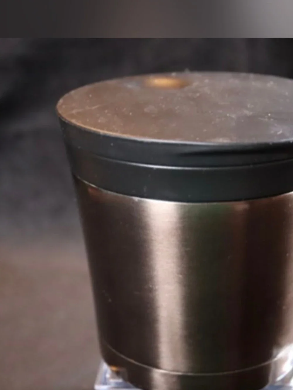 Starbucks Metal Stainless Steel Insulated 10 Oz. Travel Thermos W/Lid & Spoon